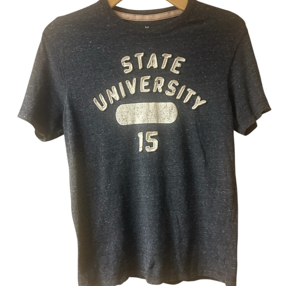Vintage Old Navy State University Graphic Tee - Dark Gray